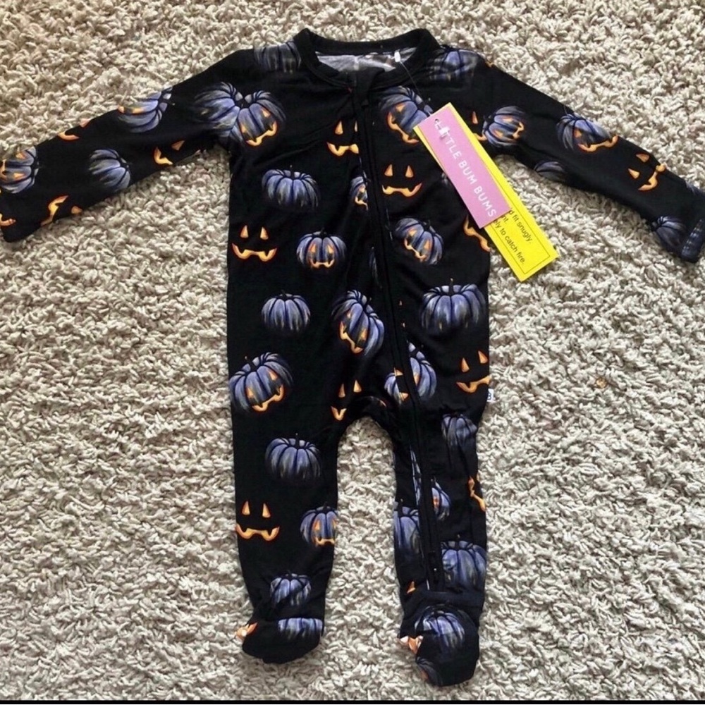 Bums and Roses “Creepin’ It Real” Footie Pajamas